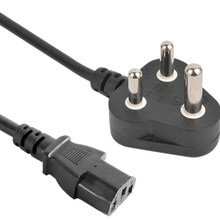 extension cord with indian extension cord SABS Standard india  south africa power cord 10A 16A 250V cable Indian power cable